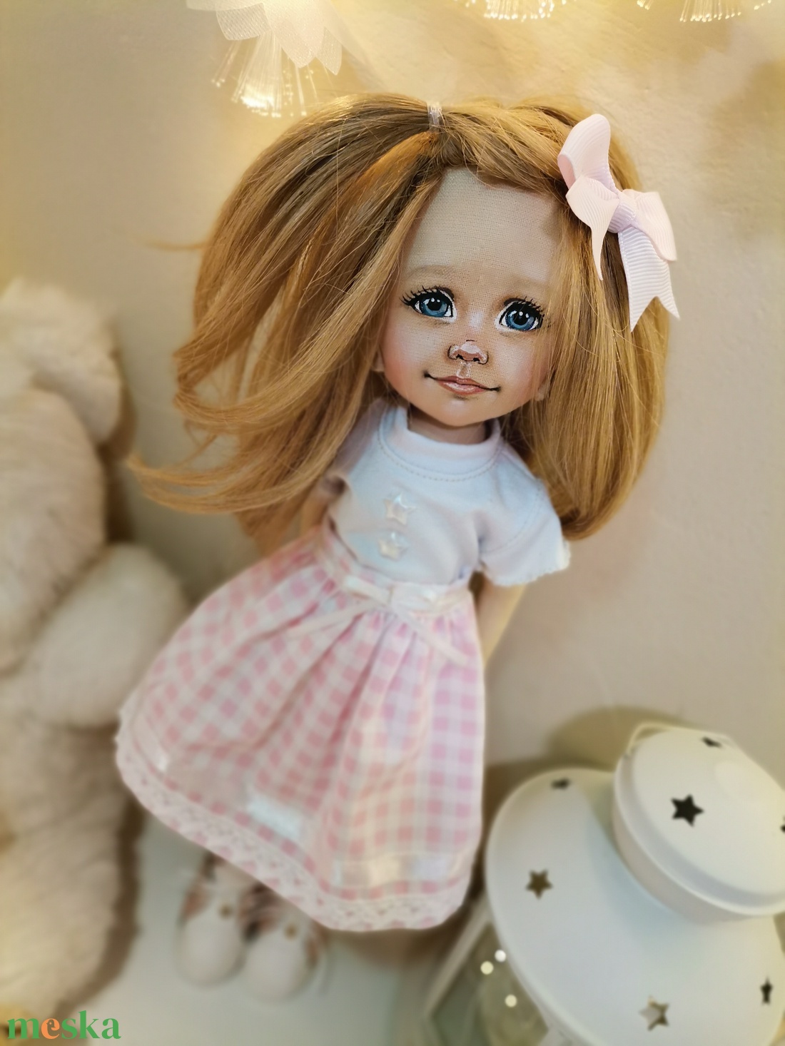 Hasonmás ragdoll - 32 cm moherhajjal - játék & sport - baba & babaház - baba - Meska.hu