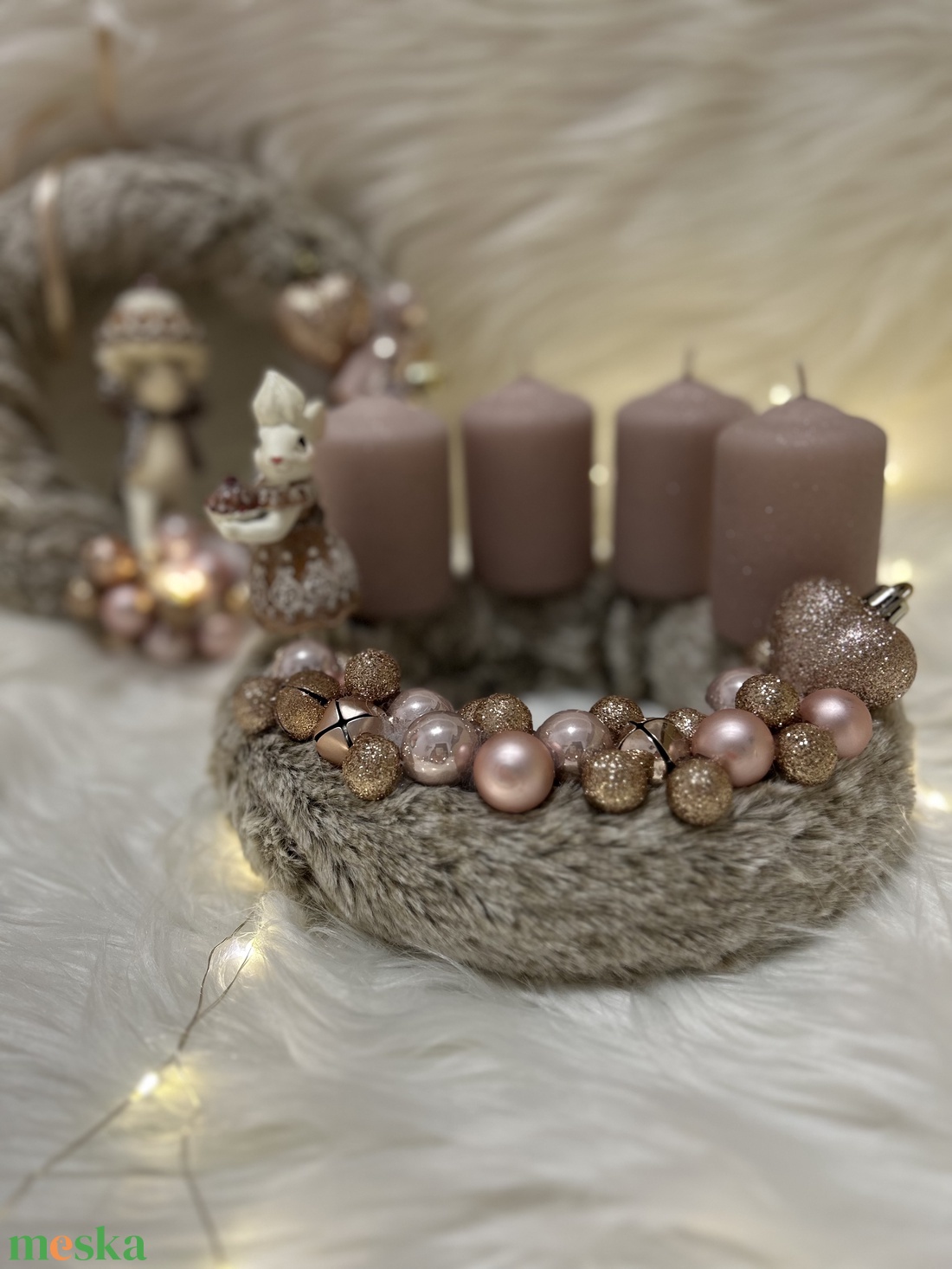 Cukrász egérke adventi szett - karácsony - adventi díszek - adventi koszorú - Meska.hu Cukrász egérke adventi szett - karácsony - adventi díszek - adventi koszorú - Meska.hu
