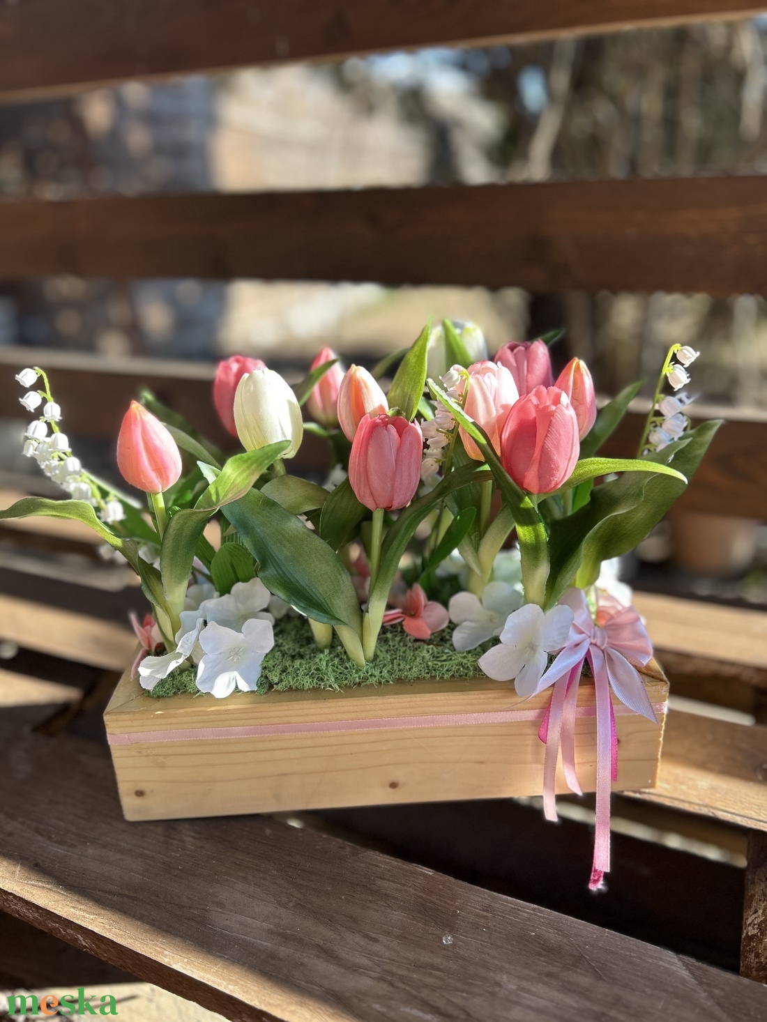 Tulipános tavaszi asztaldísz - otthon & életmód - dekoráció - asztal és polc dekoráció - asztaldísz - Meska.hu Tulipános tavaszi asztaldísz - otthon & életmód - dekoráció - asztal és polc dekoráció - asztaldísz - Meska.hu