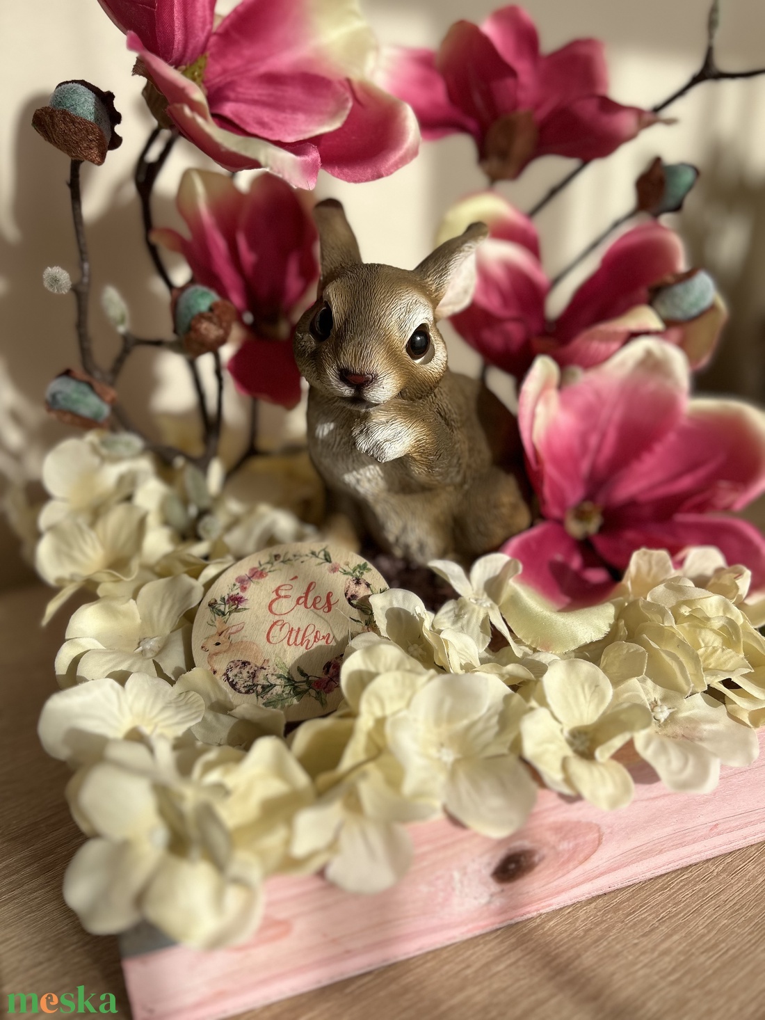 Tavaszi asztaldísz  - otthon & életmód - dekoráció - asztal és polc dekoráció - asztaldísz - Meska.hu