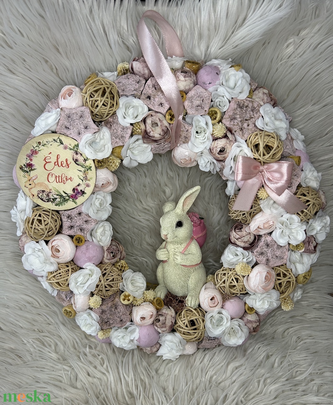 Tavaszi ajtódísz - otthon & életmód - dekoráció - ajtó- és ablak dekoráció - ajtódísz & kopogtató - Meska.hu