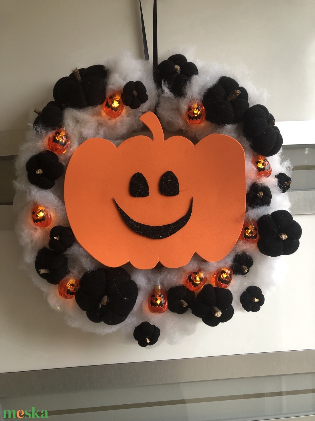 Vidám halloween ajtódísz - otthon & életmód - dekoráció - halloween - halloweeni ajtódíszek és ablakdíszek - Meska.hu Vidám halloween ajtódísz - otthon & életmód - dekoráció - halloween - halloweeni ajtódíszek és ablakdíszek - Meska.hu