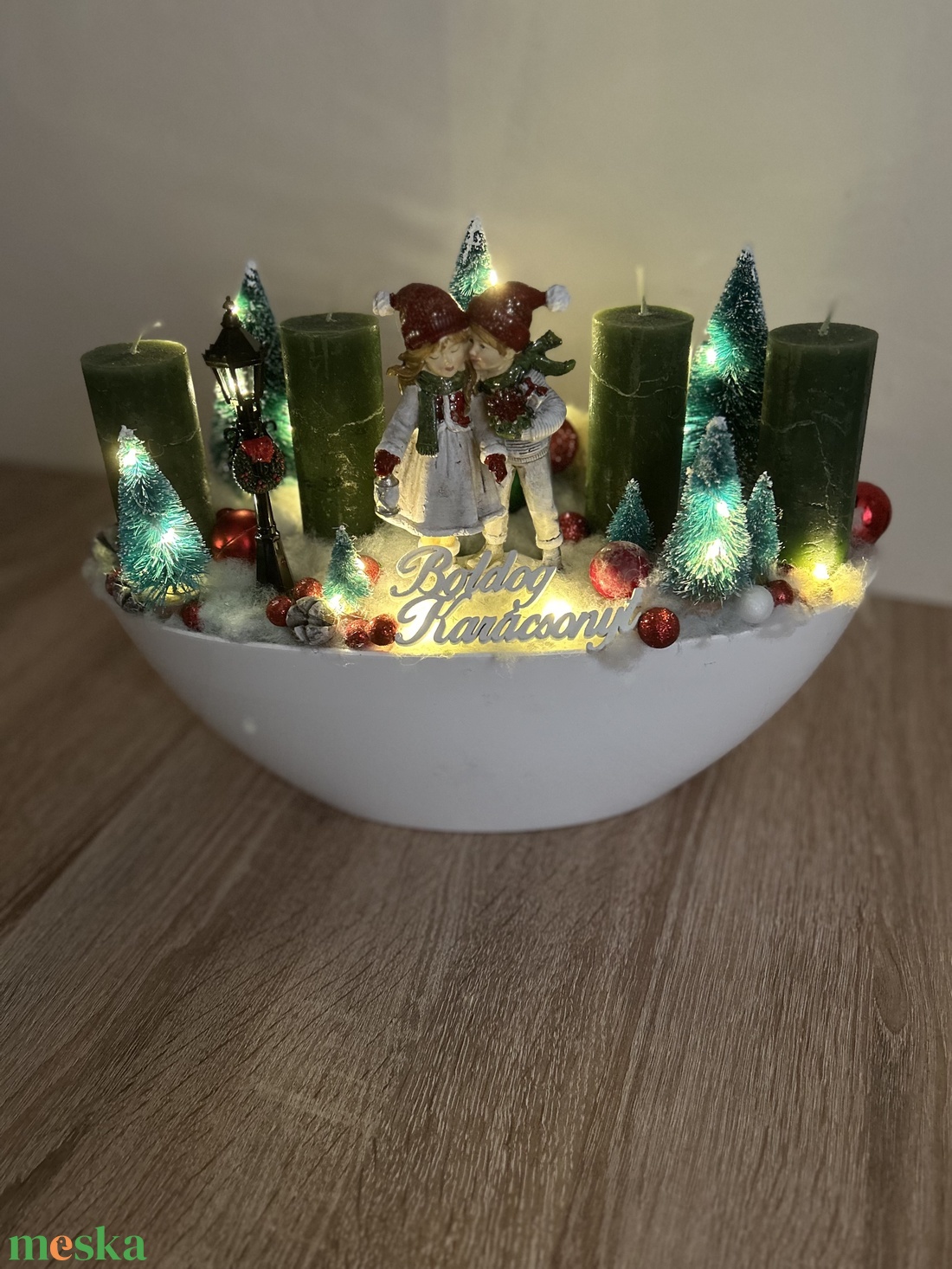 Nagyméretű adventi asztaldísz - karácsony - adventi díszek - adventi asztaldísz - Meska.hu Nagyméretű adventi asztaldísz - karácsony - adventi díszek - adventi asztaldísz - Meska.hu