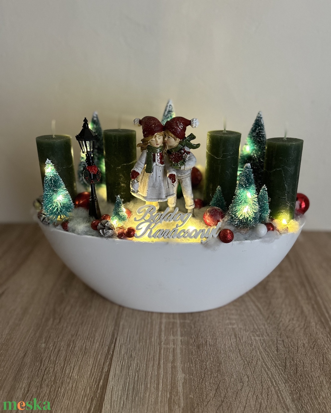 Nagyméretű adventi asztaldísz - karácsony - adventi díszek - adventi asztaldísz - Meska.hu Nagyméretű adventi asztaldísz - karácsony - adventi díszek - adventi asztaldísz - Meska.hu