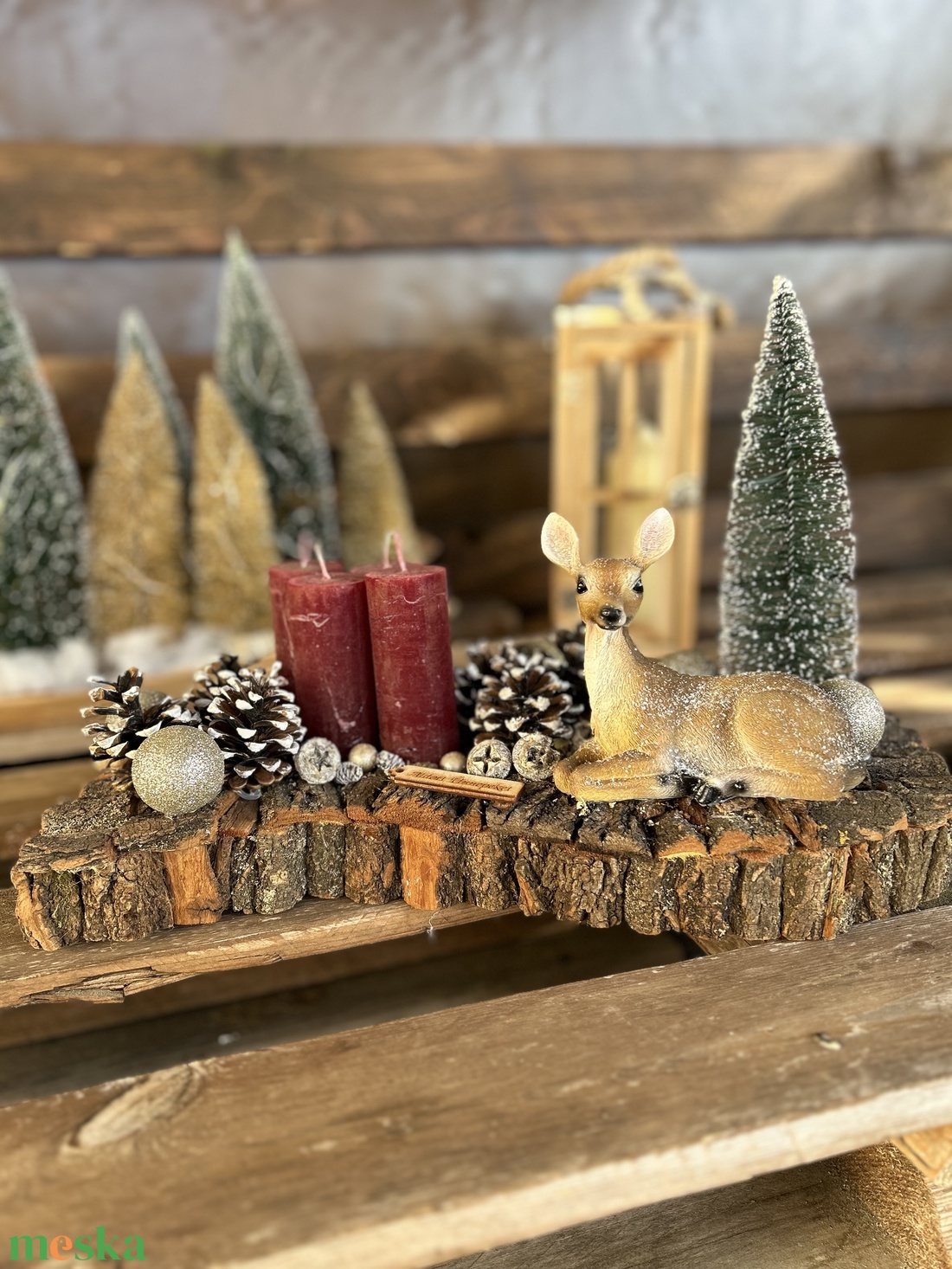 Őzike háncs alapon - karácsony - adventi díszek - adventi gyertyadíszek és koszorúdíszek - Meska.hu Őzike háncs alapon - karácsony - adventi díszek - adventi gyertyadíszek és koszorúdíszek - Meska.hu