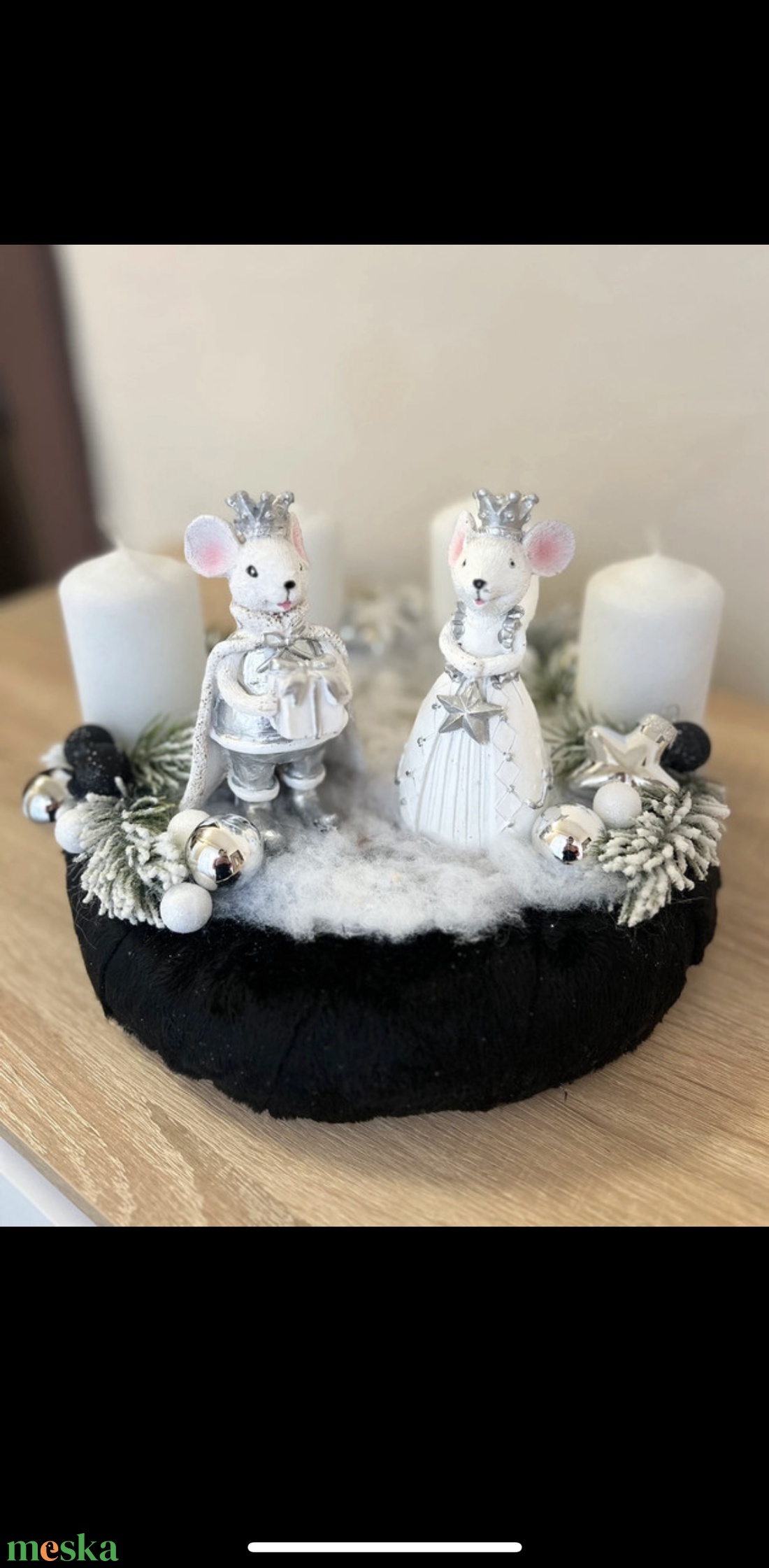 Adventi koszorú  - karácsony - adventi díszek - adventi gyertyadíszek és koszorúdíszek - Meska.hu