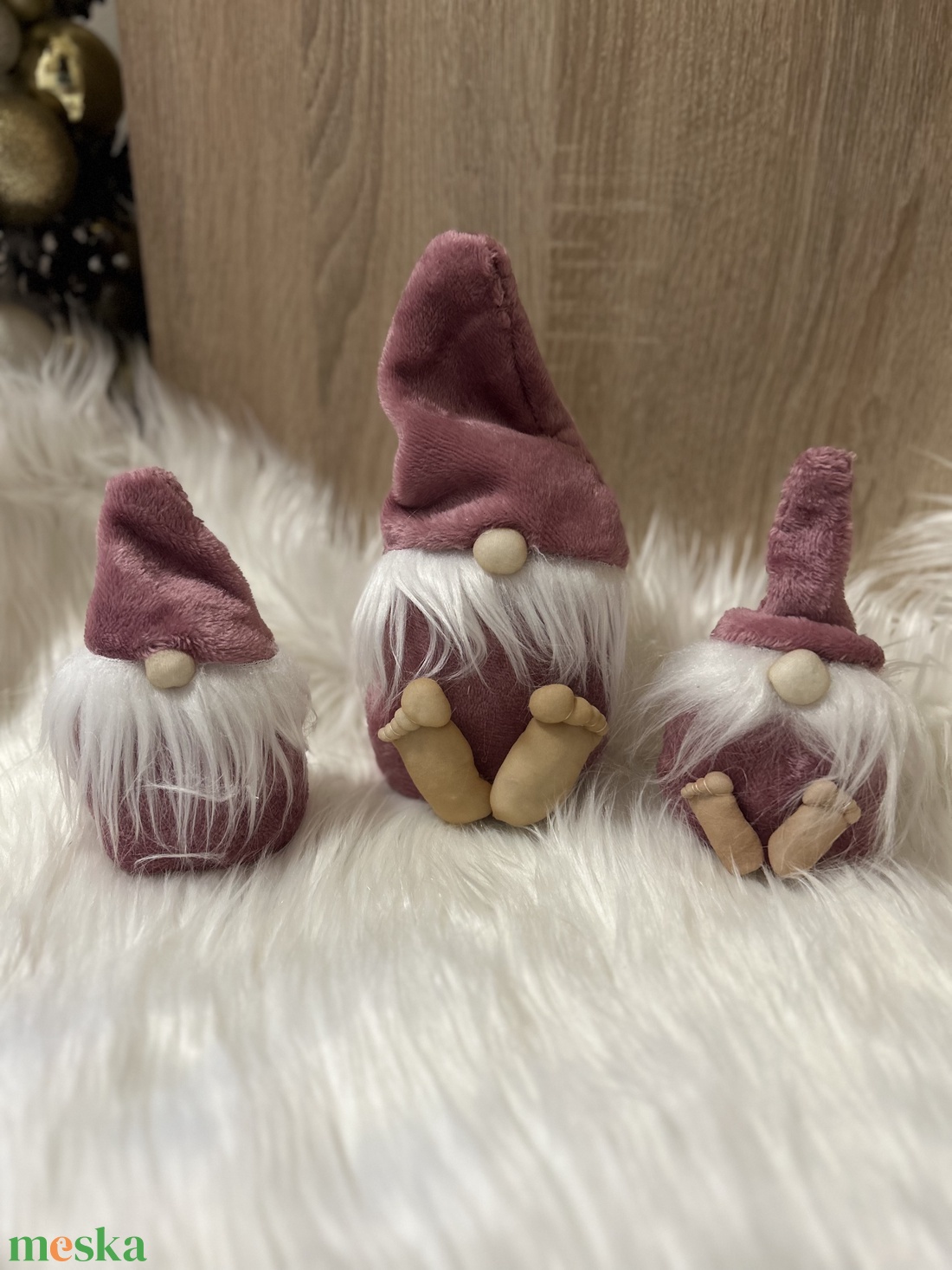 Karácsonyi manók - karácsony - karácsonyi lakásdekoráció - karácsonyi manók, figurák - Meska.hu