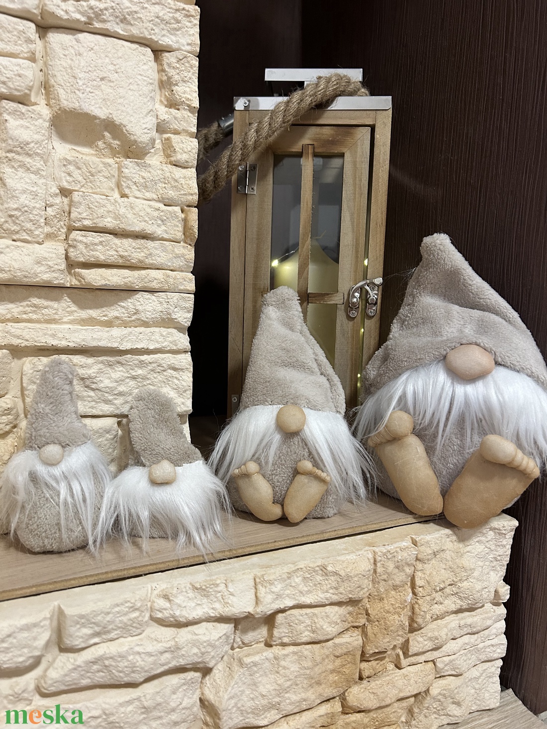 Karácsonyi manók - karácsony - karácsonyi lakásdekoráció - karácsonyi manók, figurák - Meska.hu