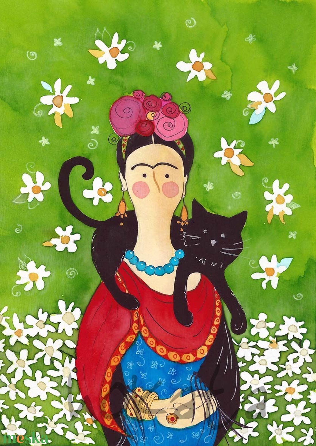 Frida- A4-as méretű nyomat - otthon & lakás - dekoráció - kép & falikép - művészi nyomat - Meska.hu Frida- A4-as méretű nyomat - otthon & lakás - dekoráció - kép & falikép - művészi nyomat - Meska.hu