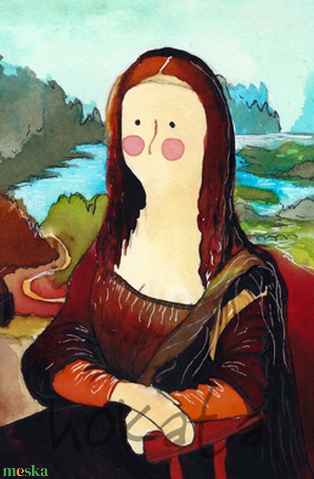 Mona Lisa- A4-as méretű nyomat - otthon & életmód - dekoráció - kép & falikép - kép & falikép - Meska.hu Mona Lisa- A4-as méretű nyomat - otthon & életmód - dekoráció - kép & falikép - kép & falikép - Meska.hu