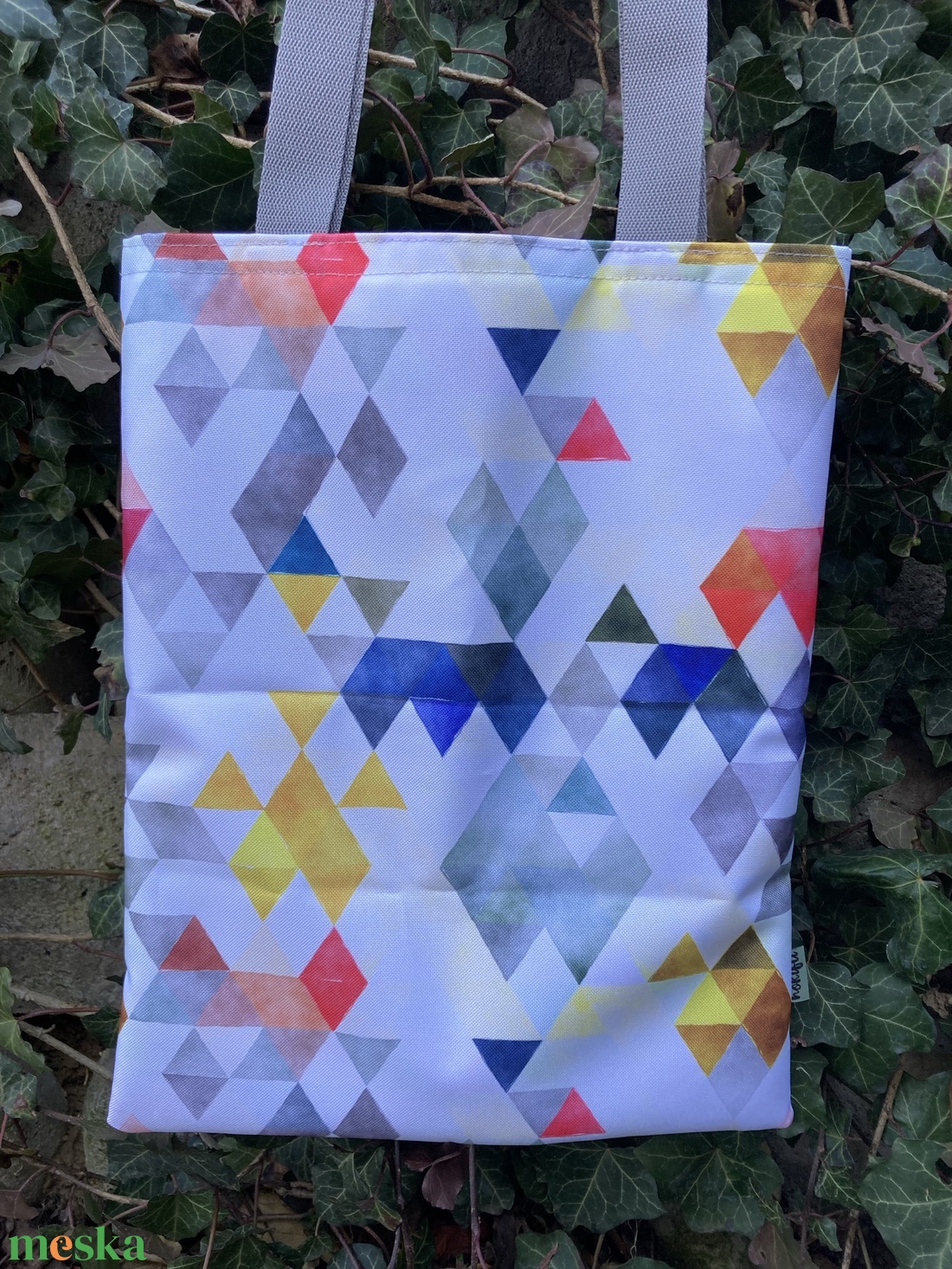Fehér geometriai mintás bevásárló táska, tote bag - táska & tok - bevásárlás & shopper táska - shopper, textiltáska, szatyor - Meska.hu Fehér geometriai mintás bevásárló táska, tote bag - táska & tok - bevásárlás & shopper táska - shopper, textiltáska, szatyor - Meska.hu