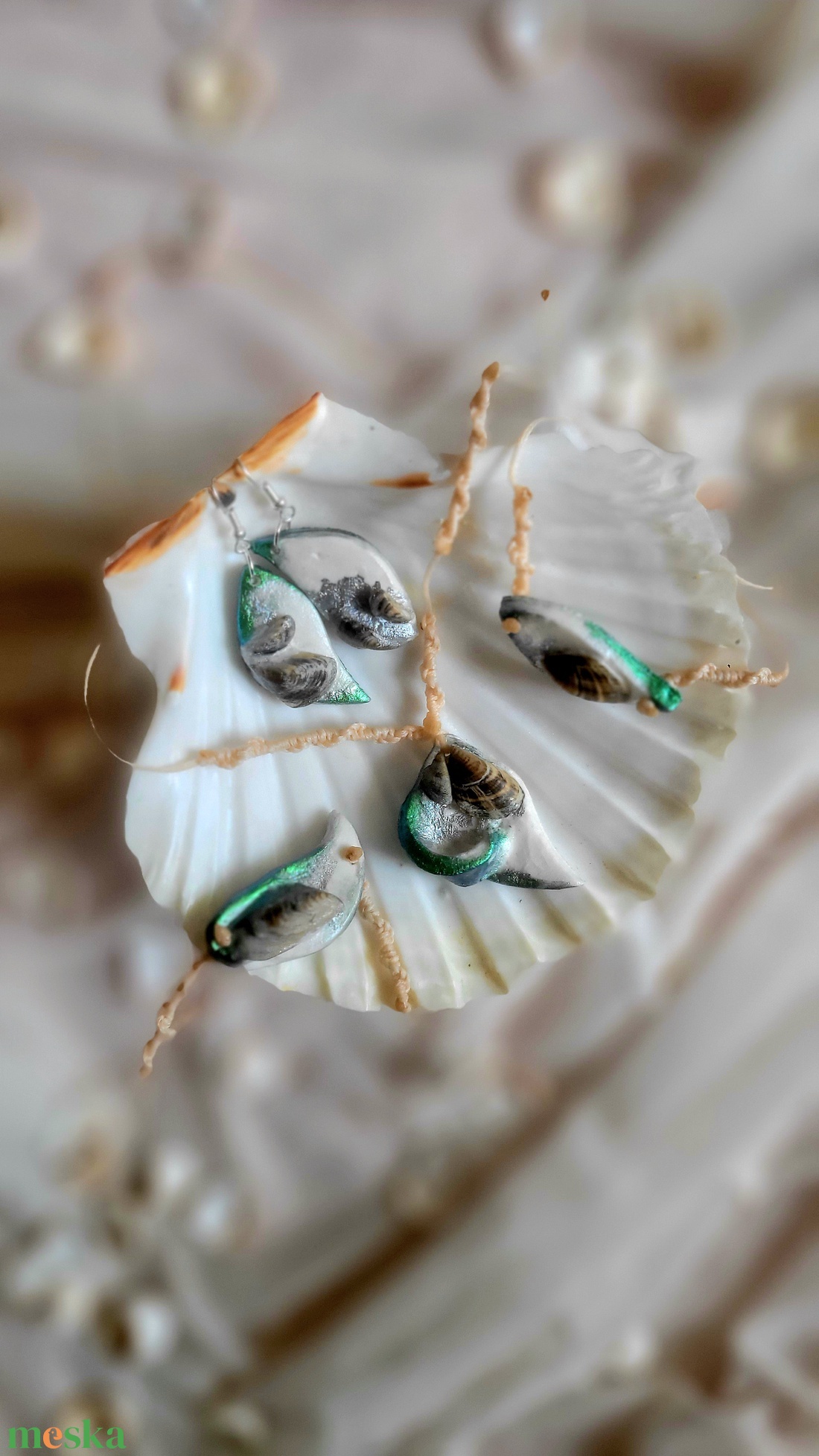 Türkizes hullámon - ékszer - ékszerszett - Meska.hu Türkizes hullámon - ékszer - ékszerszett - Meska.hu