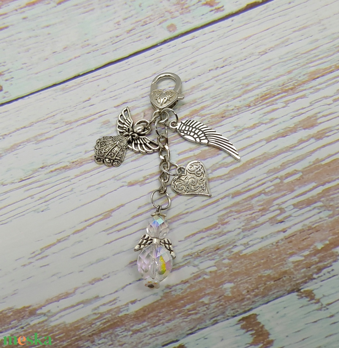 Angel amulett, ajándék, névnap, születésnap, Karácsony, Télapó, ötlet, Nőnap, Húsvét, Anyák napja - táska & tok - kulcstartó & táskadísz - kulcstartó - Meska.hu Angel amulett, ajándék, névnap, születésnap, Karácsony, Télapó, ötlet, Nőnap, Húsvét, Anyák napja - táska & tok - kulcstartó & táskadísz - kulcstartó - Meska.hu