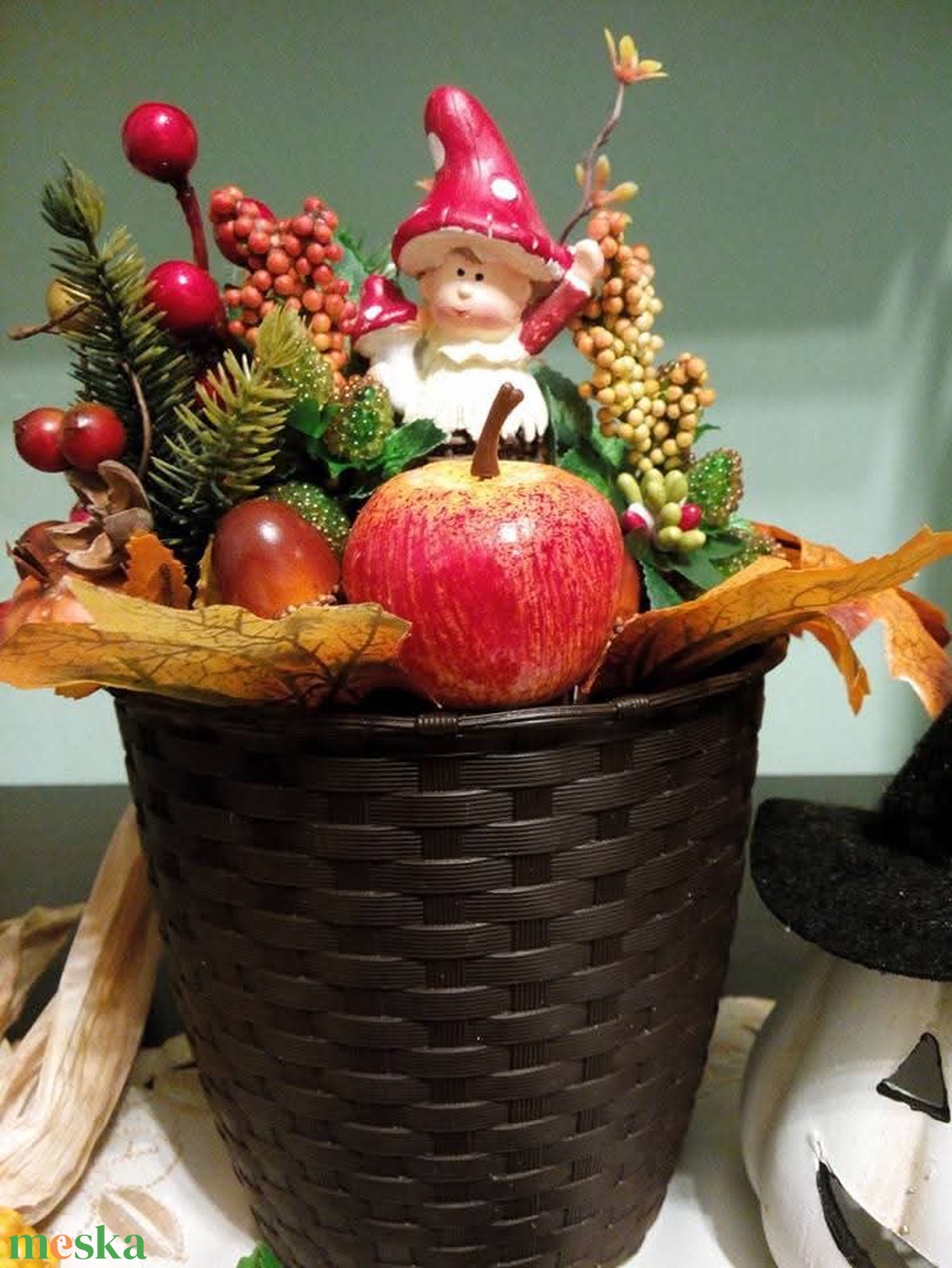 Őszi asztal dísz  - otthon & életmód - dekoráció - asztal és polc dekoráció - asztaldísz - Meska.hu