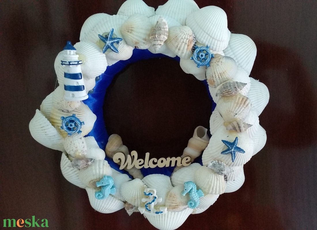 Nyári ajtó kopogtaró - otthon & életmód - dekoráció - ajtó- és ablak dekoráció - ajtódísz & kopogtató - Meska.hu