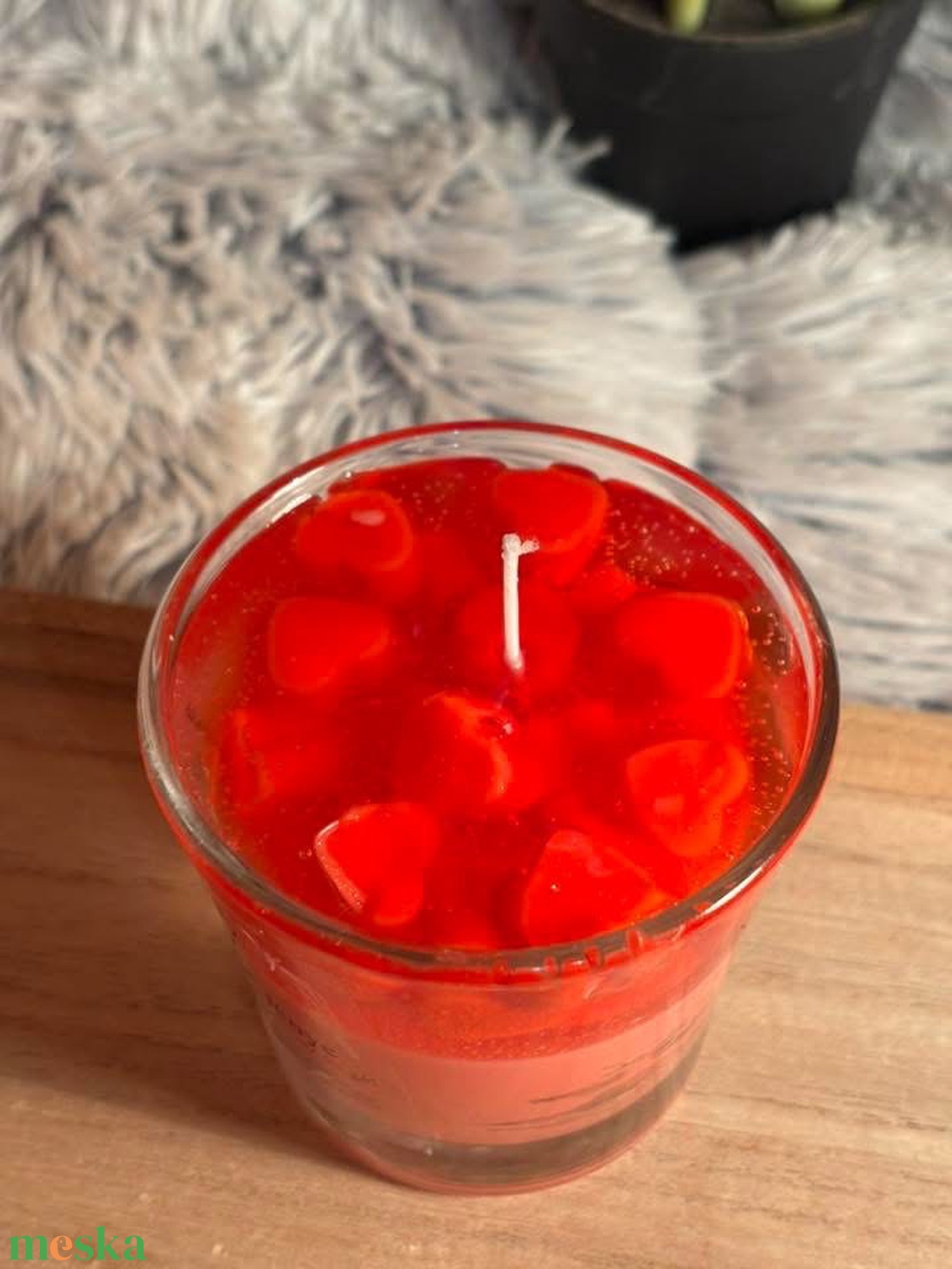 A szeretet fénye pohár gyertya - otthon & életmód - gyertya, illat, aroma - illatviasz - Meska.hu