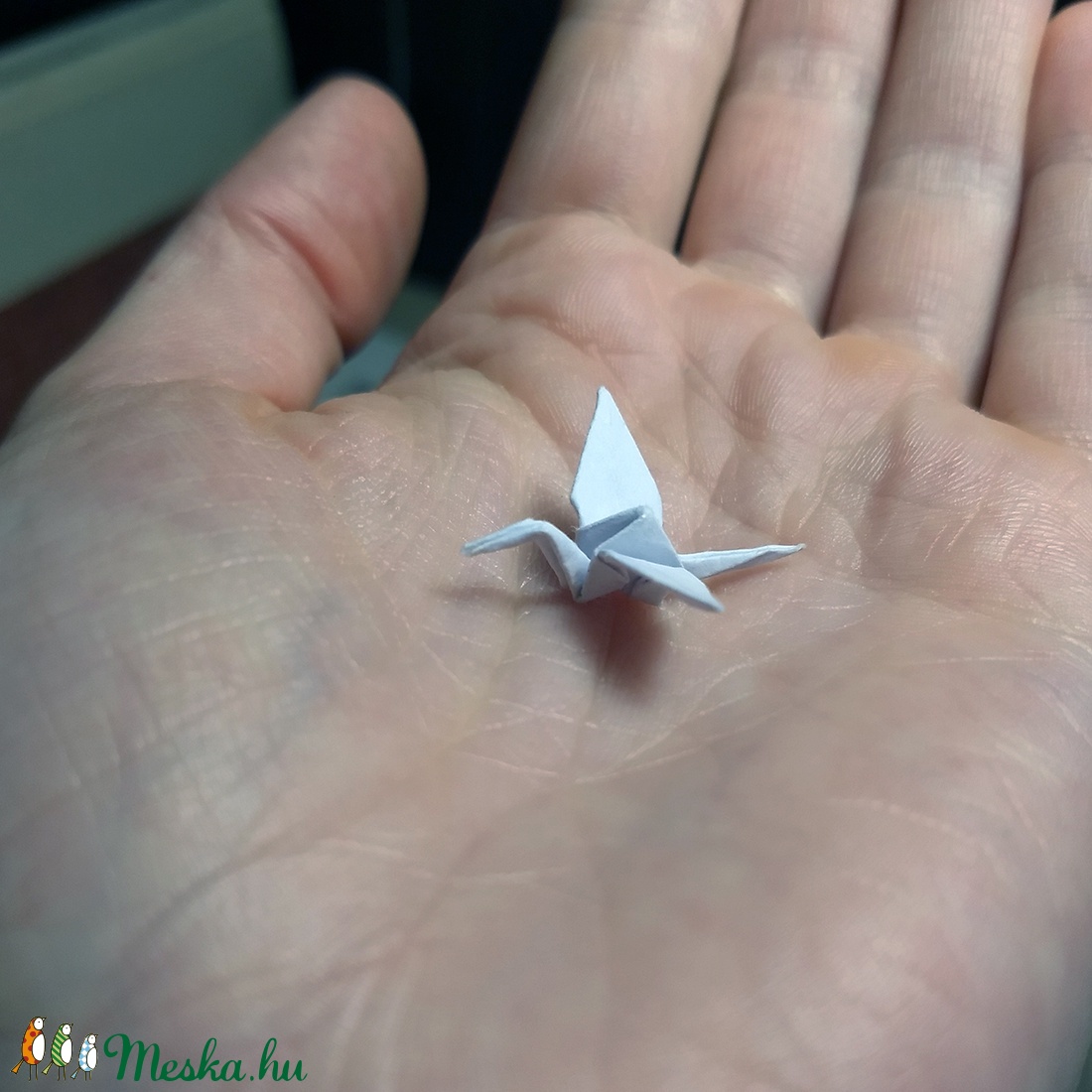 Fehér origami darvak kotar részére - - Meska.hu Fehér origami darvak kotar részére - - Meska.hu