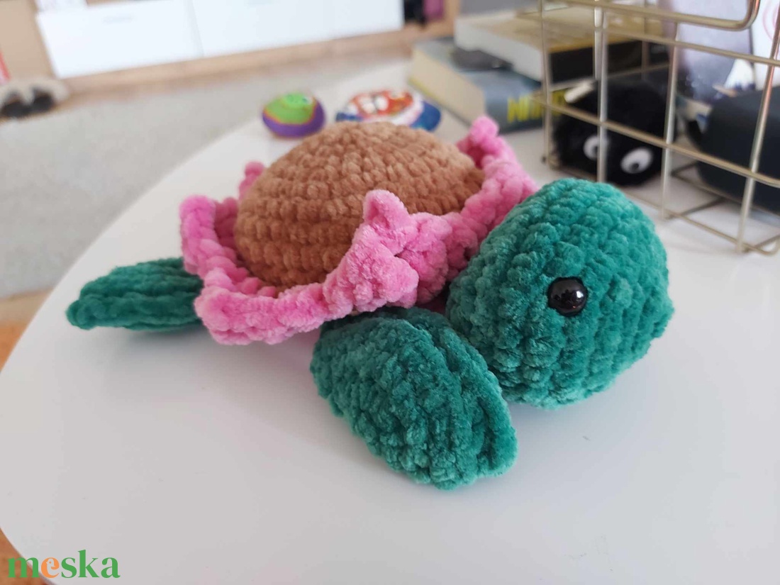 Virágteknős - játék & sport - plüssállat & játékfigura - más figura - Meska.hu