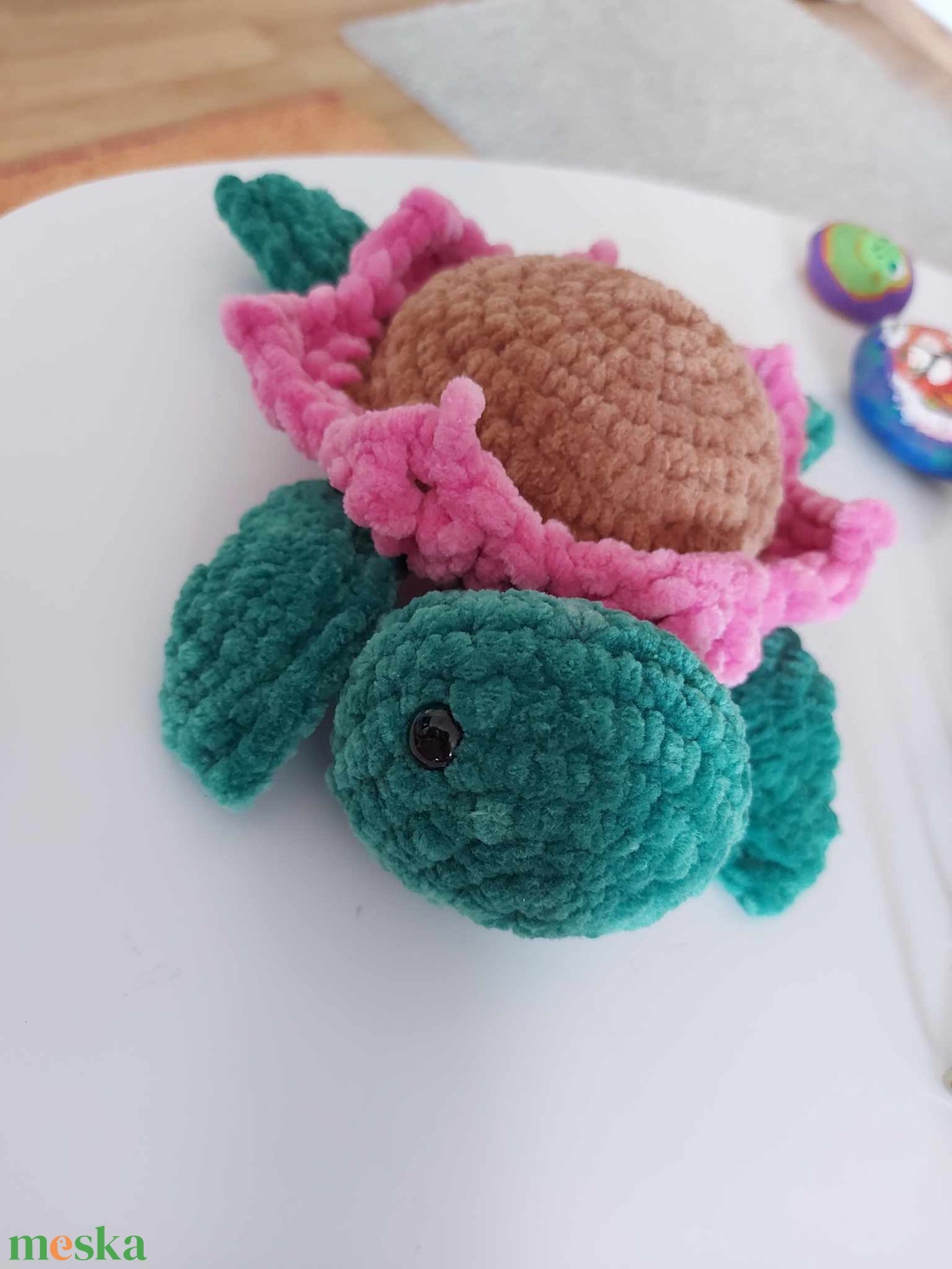 Virágteknős - játék & sport - plüssállat & játékfigura - más figura - Meska.hu