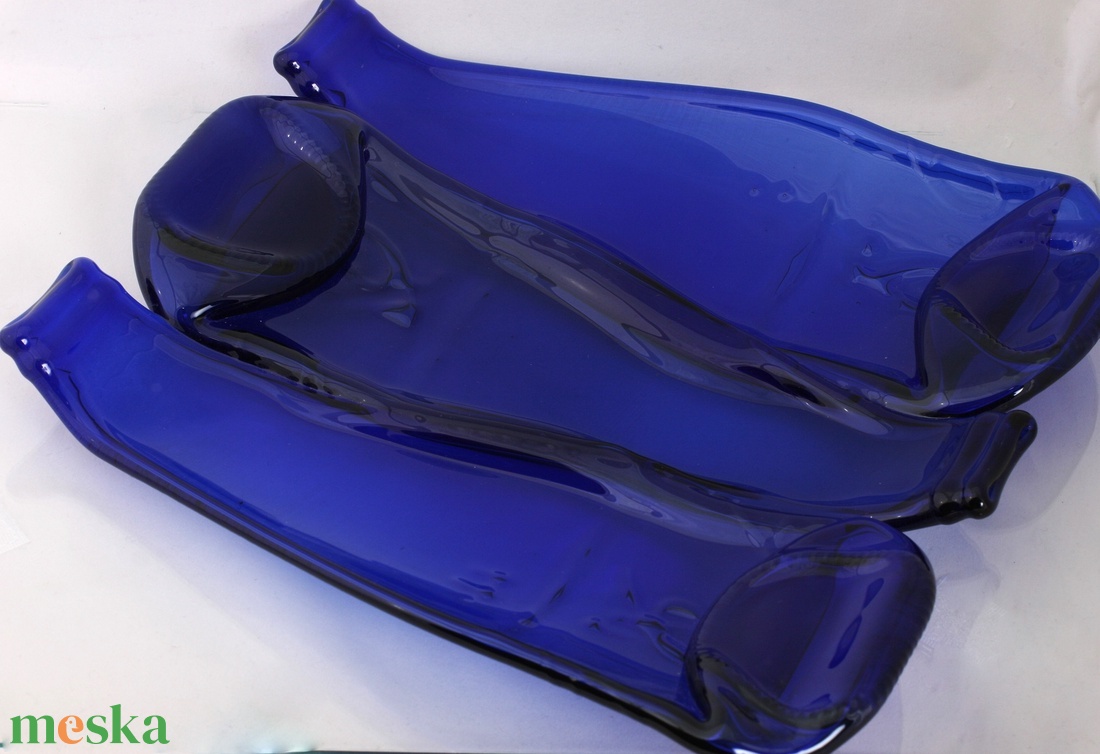 Üveg,design tál - otthon & életmód - dekoráció - asztal és polc dekoráció - dekorációs tál, tartó - Meska.hu