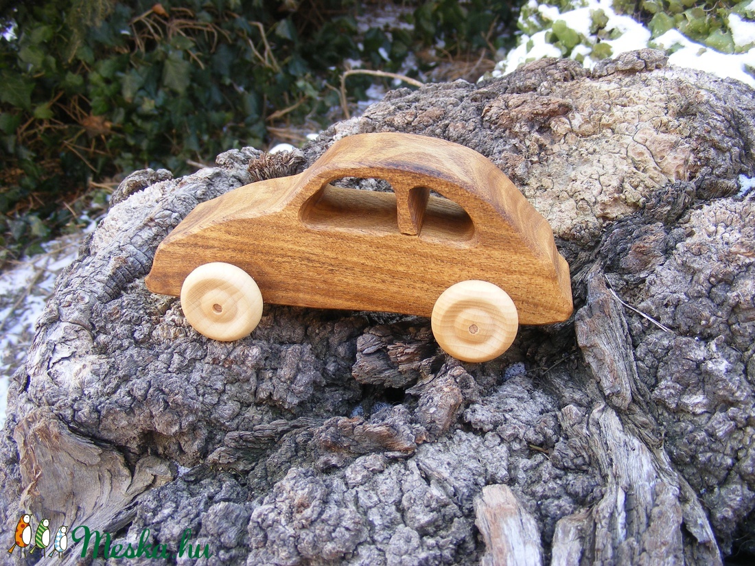 Játék fa autó, fakocsi, bogár kocsi -  - Meska.hu