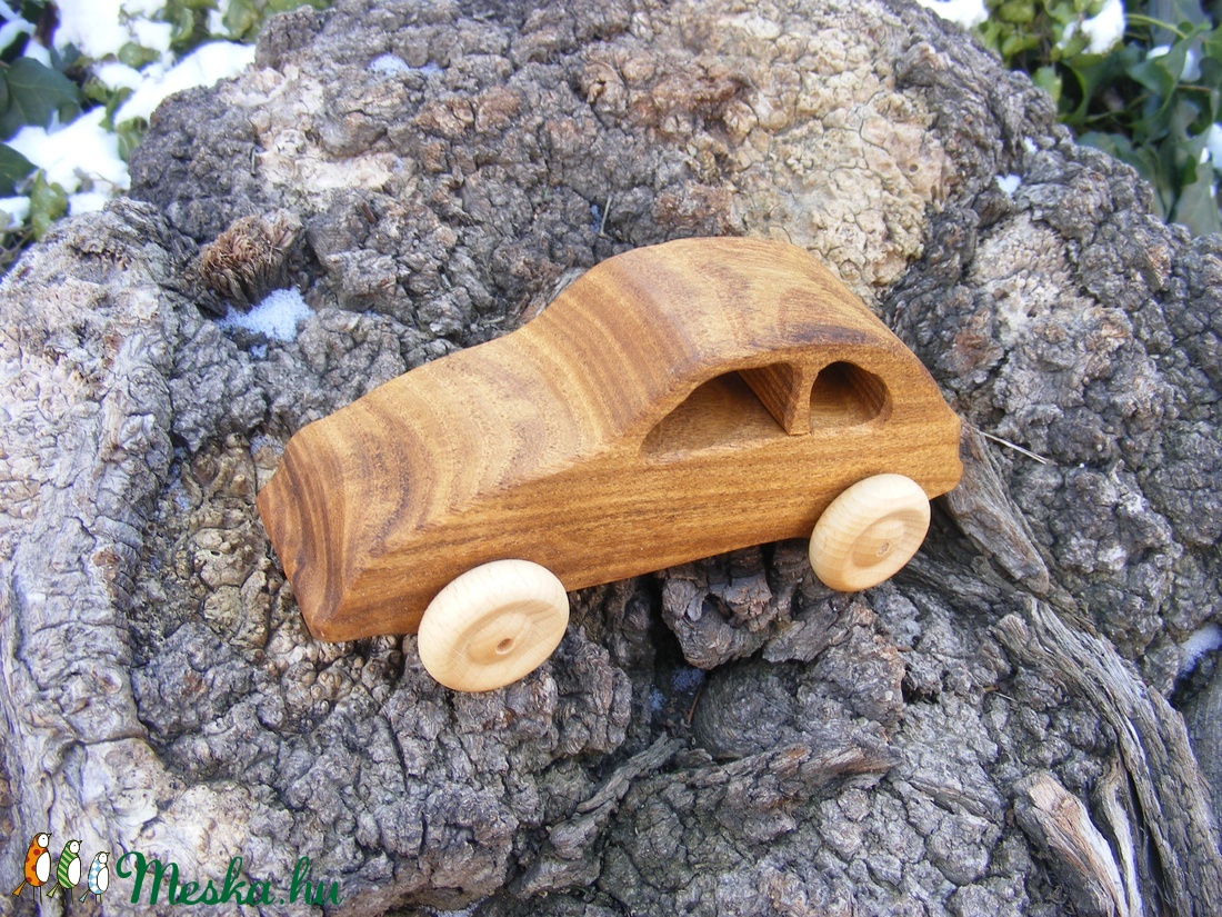 Játék fa autó, fakocsi, bogár kocsi -  - Meska.hu