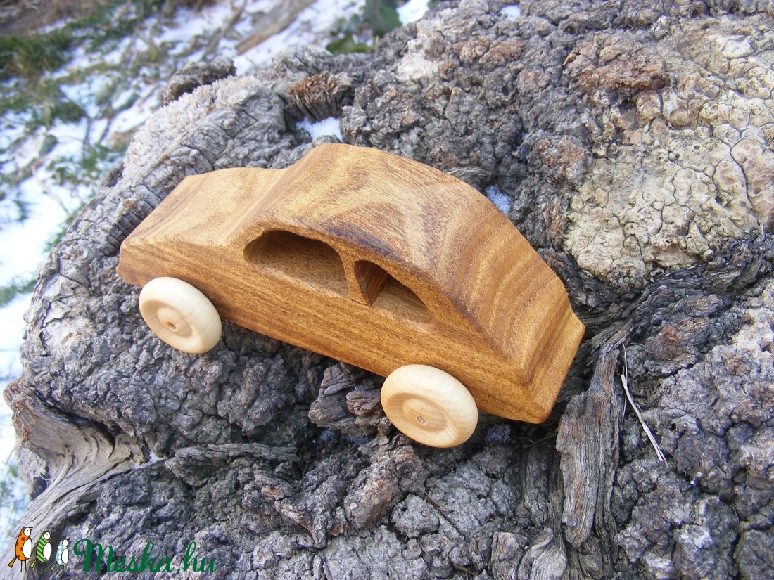 Játék fa autó, fakocsi, bogár kocsi -  - Meska.hu
