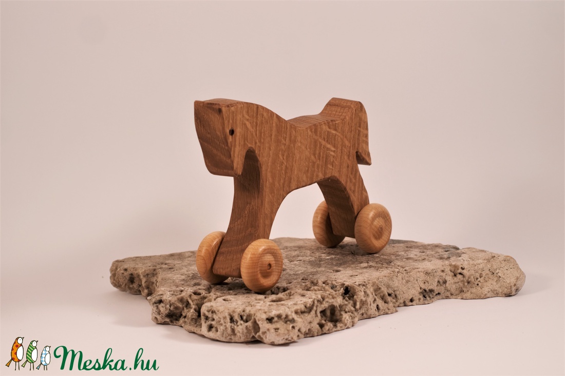 Játék fapaci, fa ló, gurulós fajáték - játék & sport - húzó & tolójátékok - Meska.hu