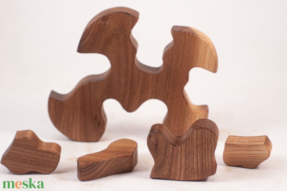  Fa építő, nonfiguratív kirakó - játék & sport - puzzle - forma puzzle - Meska.hu