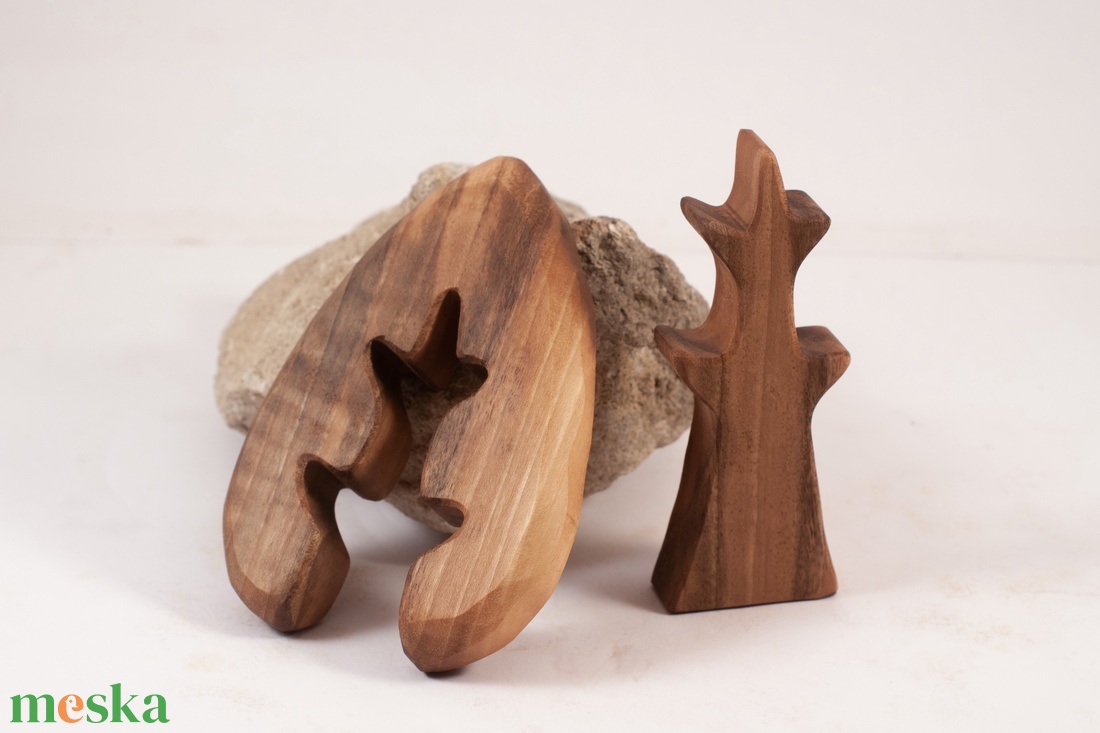  Fa fa, fa építő, kirakó - játék & sport - készségfejlesztő és logikai játék - szín és formaválogató játékok - Meska.hu