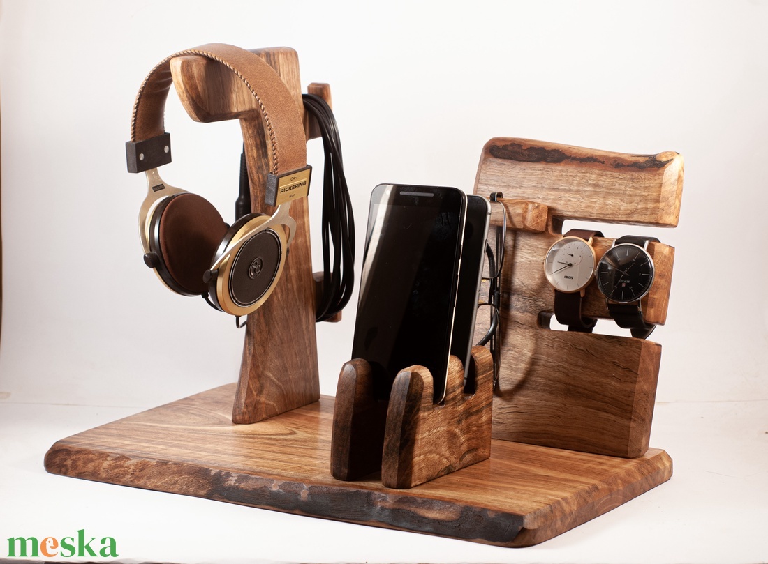  2 Mobil-, szemüveg-, fejhallgató, 2 óra-, toll tartó, asztali rendező - otthon & életmód - tárolás & rendszerezés - íróasztali tároló - Meska.hu