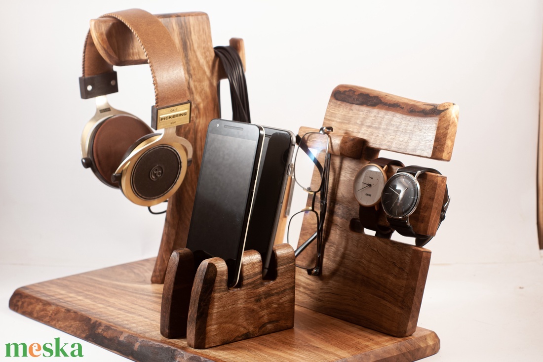 2 Mobil-, szemüveg-, fejhallgató, 2 óra-, toll tartó, asztali rendező - otthon & életmód - tárolás & rendszerezés - íróasztali tároló - Meska.hu