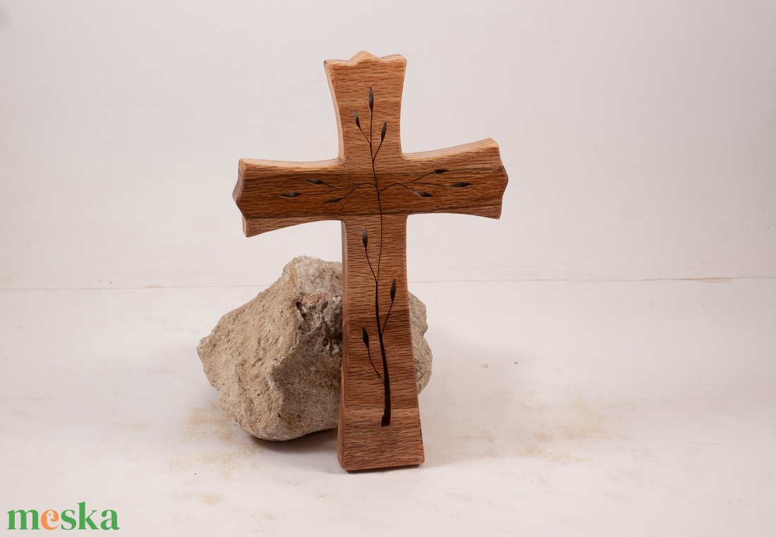 Mintás fakereszt, fali kereszt  - otthon & életmód - vallás - kereszt - Meska.hu