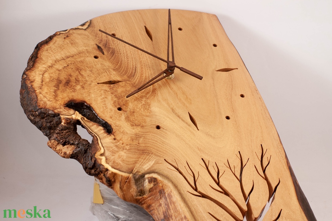  falióra, fa falióra, faóra  - otthon & életmód - dekoráció - fali és függő dekoráció - falióra & óra - Meska.hu