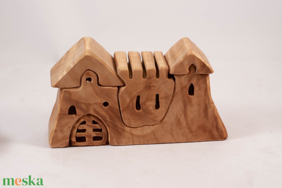  Fa vár, fa építő, kirakó - játék & sport - építőjáték - Meska.hu