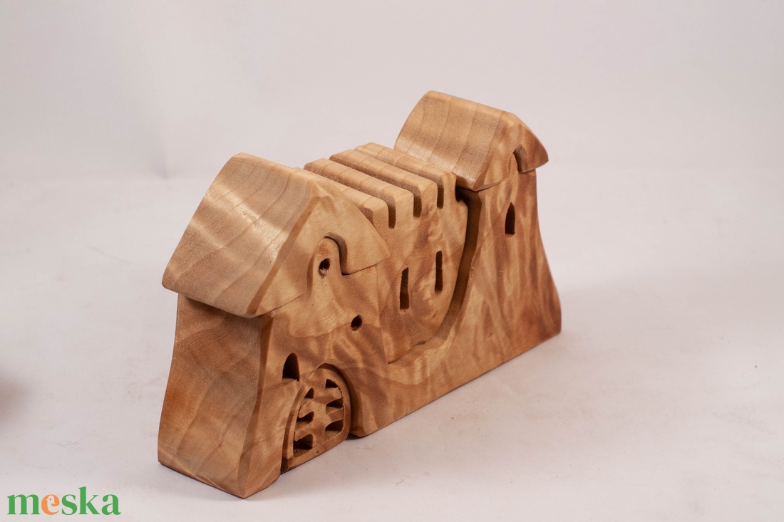  Fa vár, fa építő, kirakó - játék & sport - építőjáték - Meska.hu