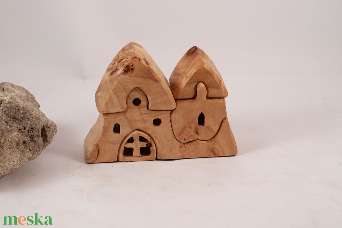  Fa vár, fa építő, kirakó - játék & sport - építőjáték - Meska.hu