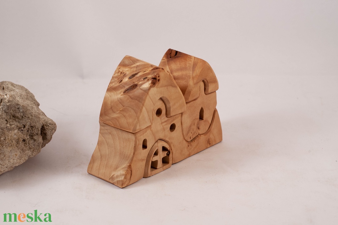  Fa vár, fa építő, kirakó - játék & sport - építőjáték - Meska.hu