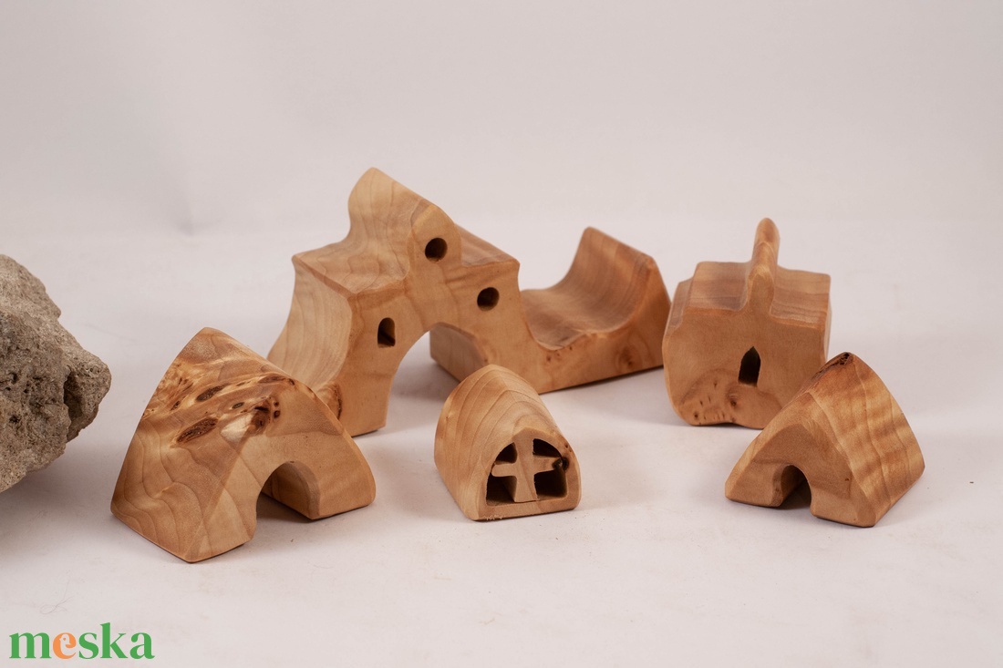  Fa vár, fa építő, kirakó - játék & sport - építőjáték - Meska.hu