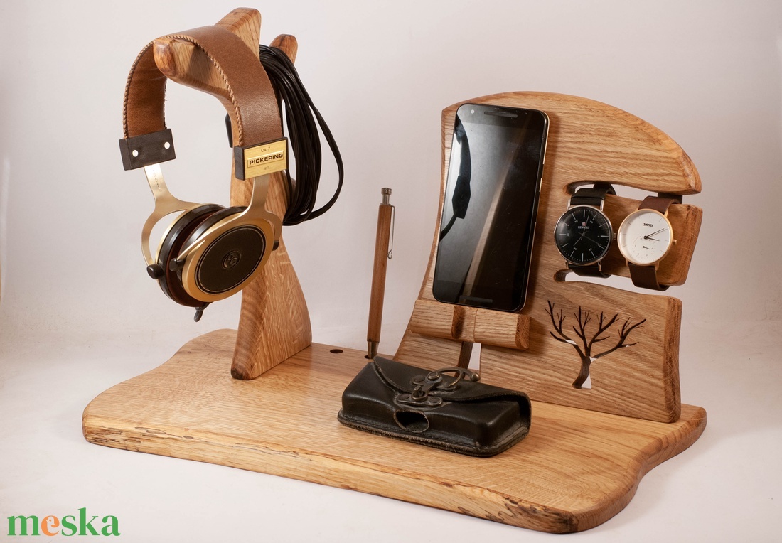 Fejhallgató-, mobiltelefon-, 2 óra-, 3 toll tartó, asztali rendező - otthon & életmód - tárolás & rendszerezés - íróasztali tároló - Meska.hu