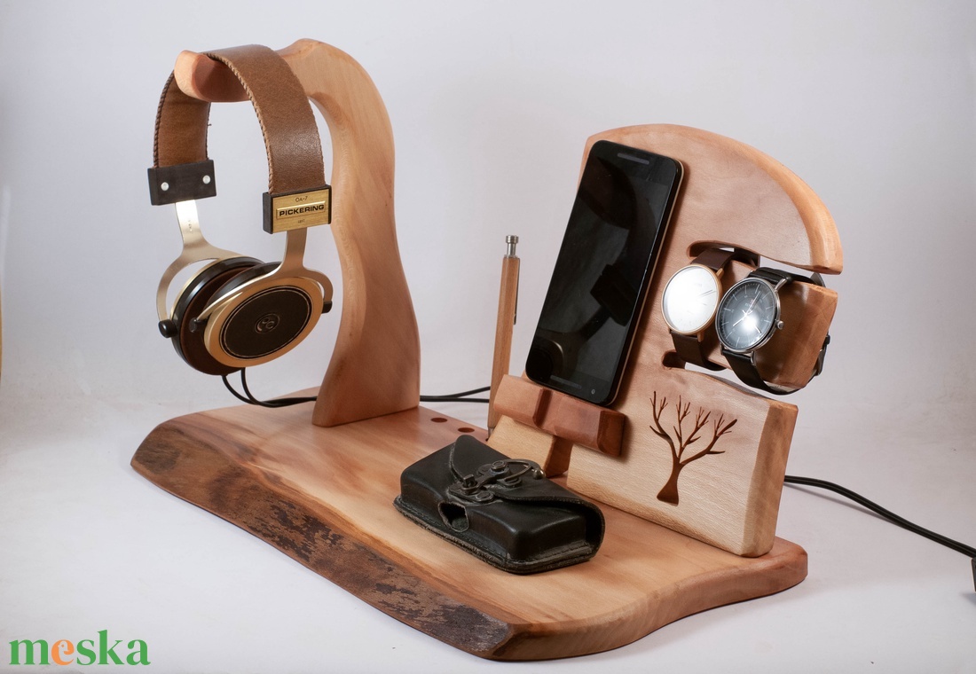   Mobil-, szemüveg-, fejhallgató, toll, 2 óra- tartó, asztali rendező - otthon & életmód - tárolás & rendszerezés - íróasztali tároló - Meska.hu