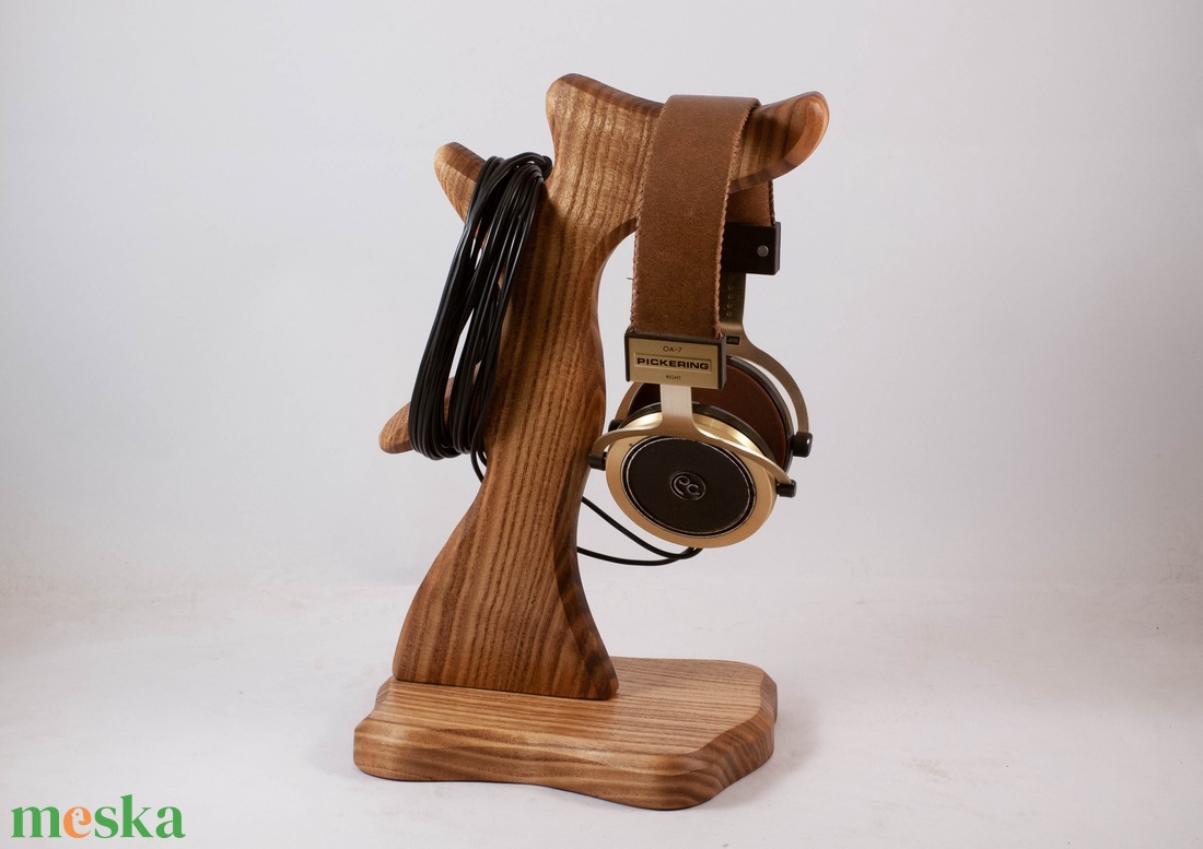 Fejhallgató tartó, fejhallgató állvány - otthon & életmód - tárolás & rendszerezés - íróasztali tároló - Meska.hu