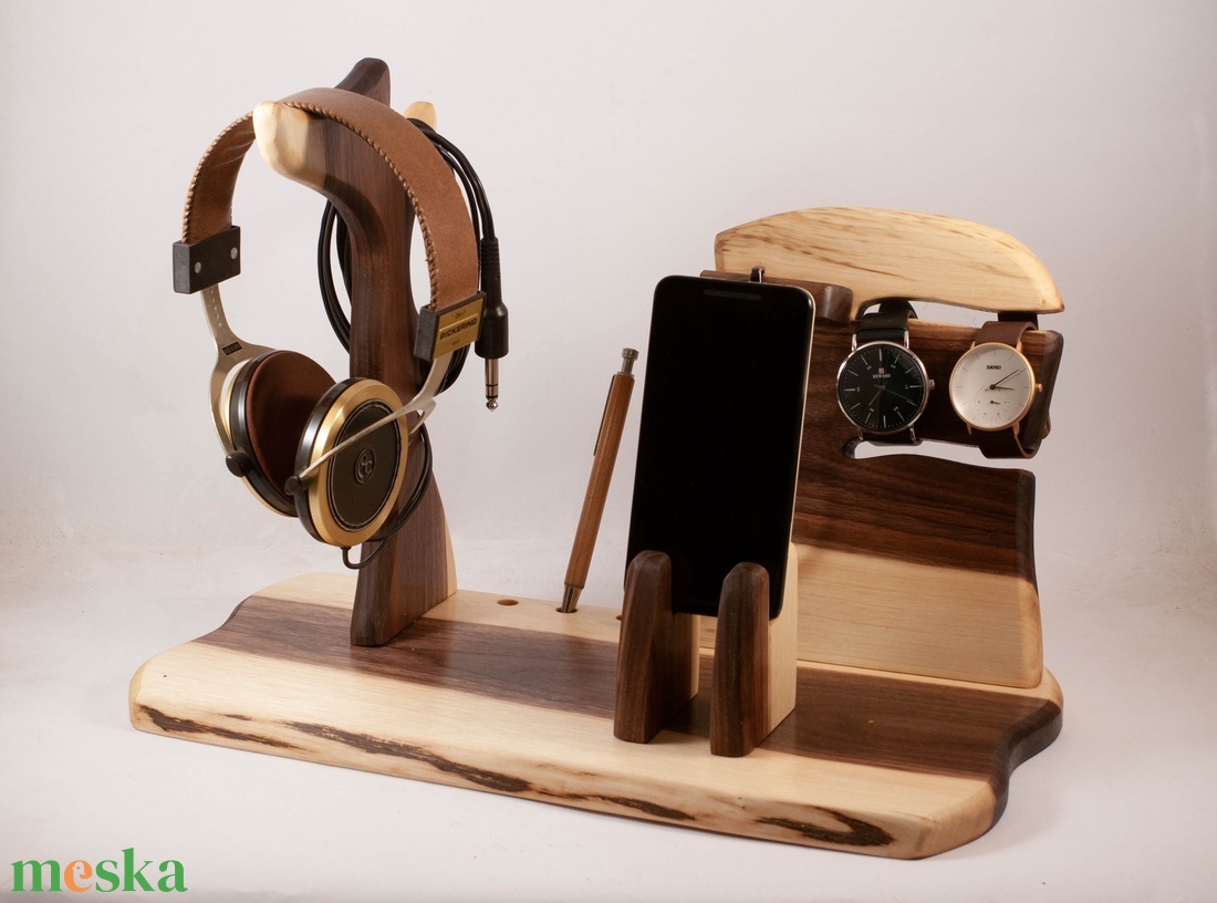   Mobil-, szemüveg-, fejhallgató, 2 óra-, asztali rendező - otthon & életmód - tárolás & rendszerezés - íróasztali tároló - Meska.hu