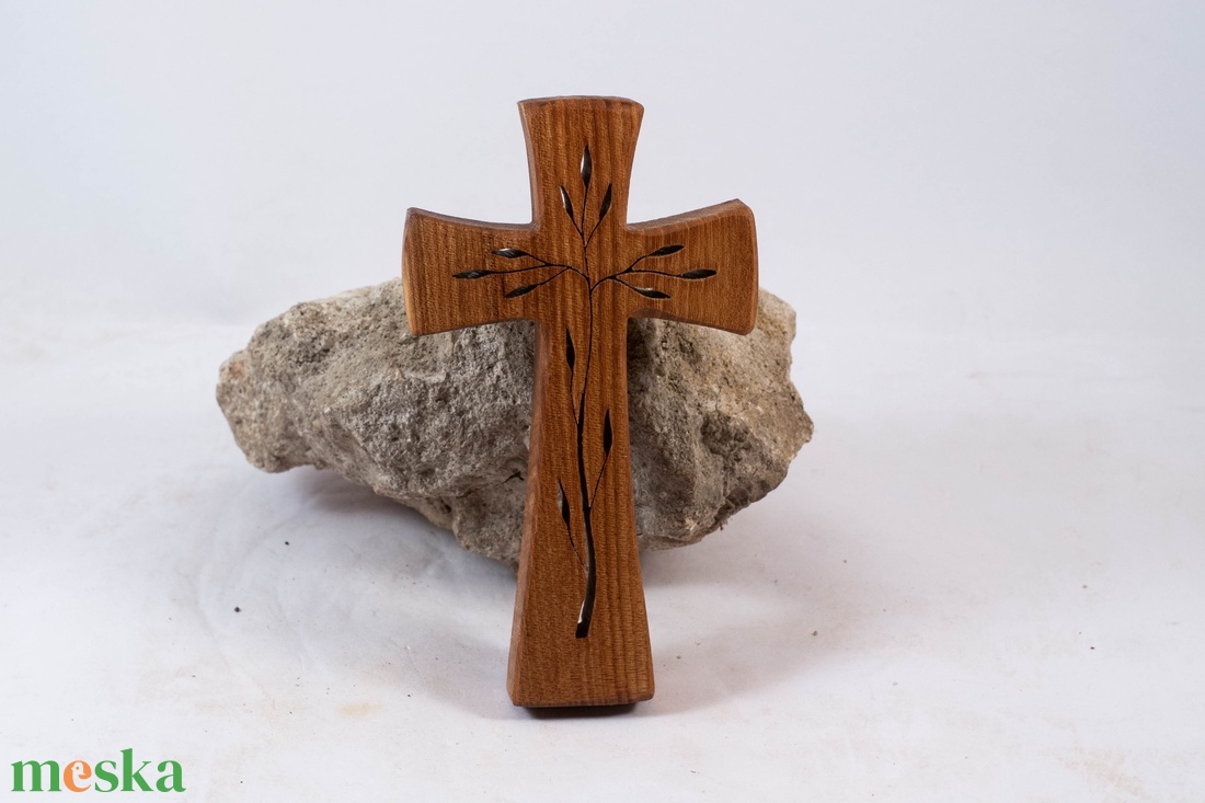 Mintás fakereszt, fali kereszt  - otthon & életmód - vallás - kereszt - Meska.hu