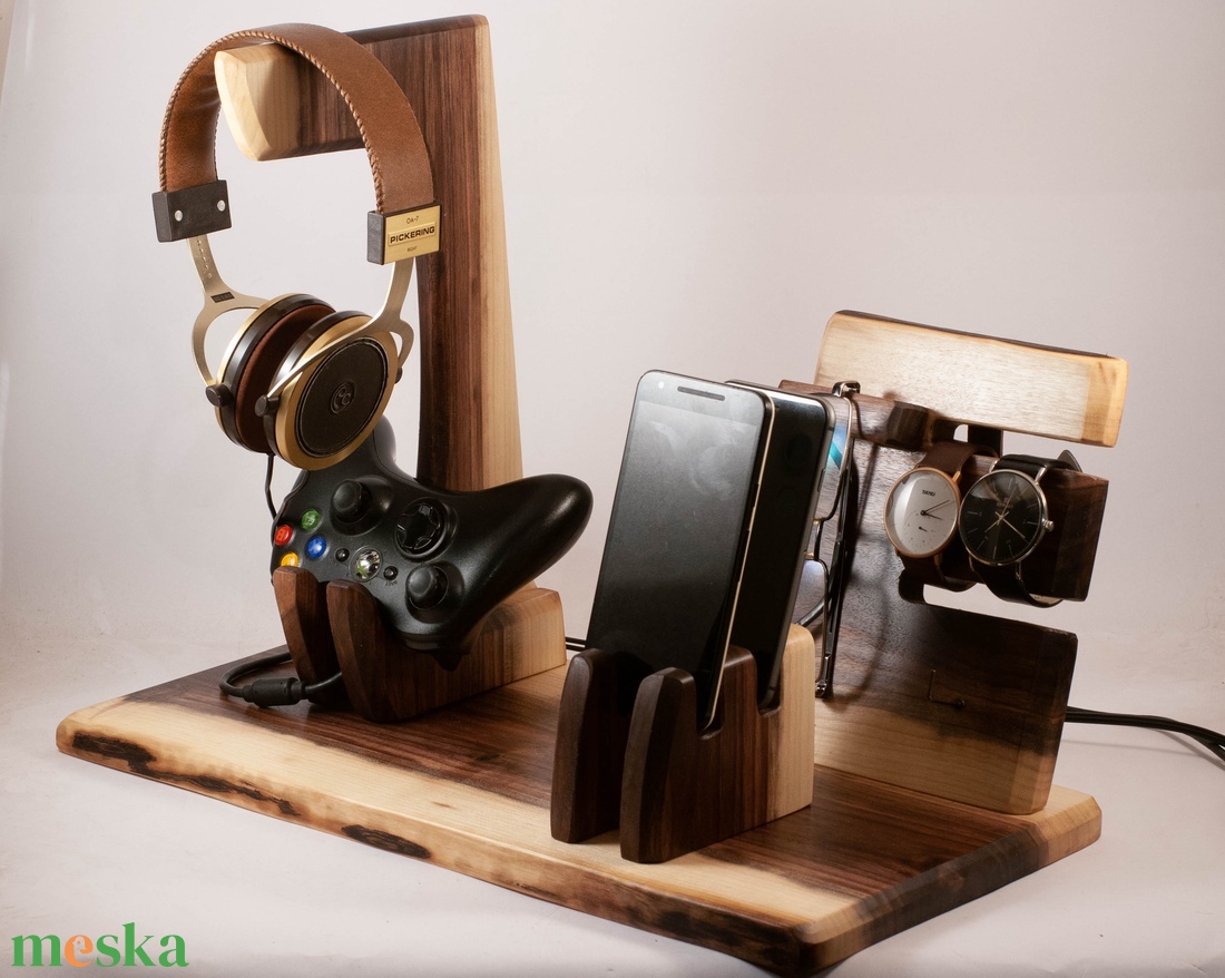  2 Mobil-, szemüveg-, fejhallgató, kontroller, 2 óra-, toll tartó, asztali rendező - otthon & életmód - tárolás & rendszerezés - íróasztali tároló - Meska.hu