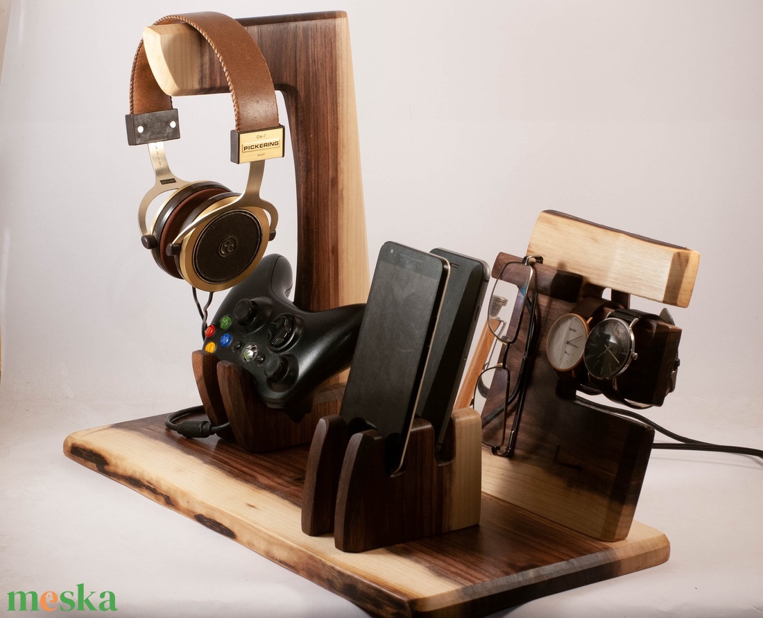  2 Mobil-, szemüveg-, fejhallgató, kontroller, 2 óra-, toll tartó, asztali rendező - otthon & életmód - tárolás & rendszerezés - íróasztali tároló - Meska.hu