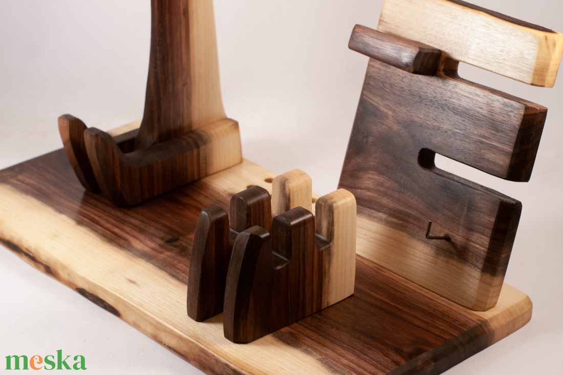  2 Mobil-, szemüveg-, fejhallgató, kontroller, 2 óra-, toll tartó, asztali rendező - otthon & életmód - tárolás & rendszerezés - íróasztali tároló - Meska.hu