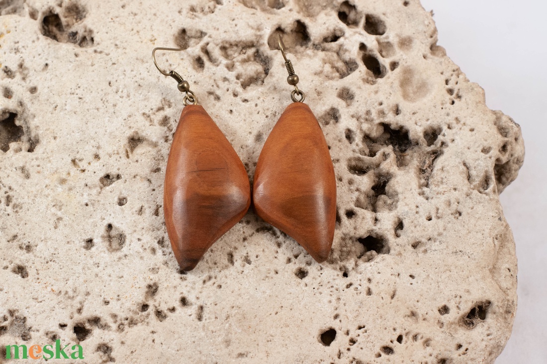 Fa fülbevaló - ékszer - fülbevaló - lógó fülbevaló - Meska.hu