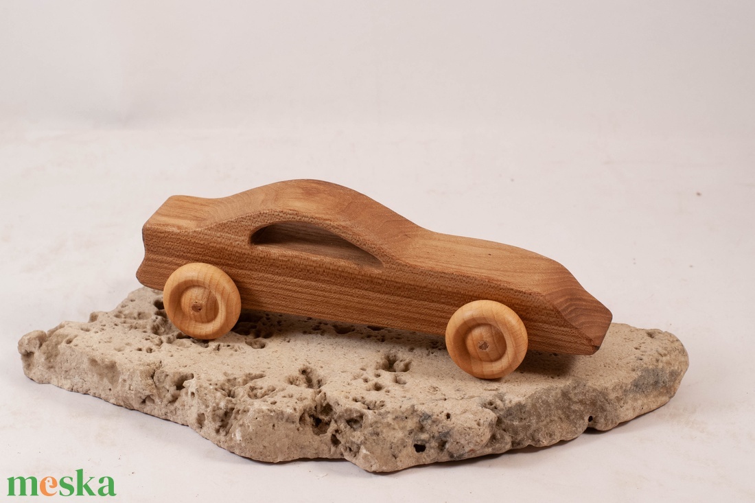 Játék fa autó, sport kocsi , fakocsi - játék & sport - húzó & tolójátékok - Meska.hu