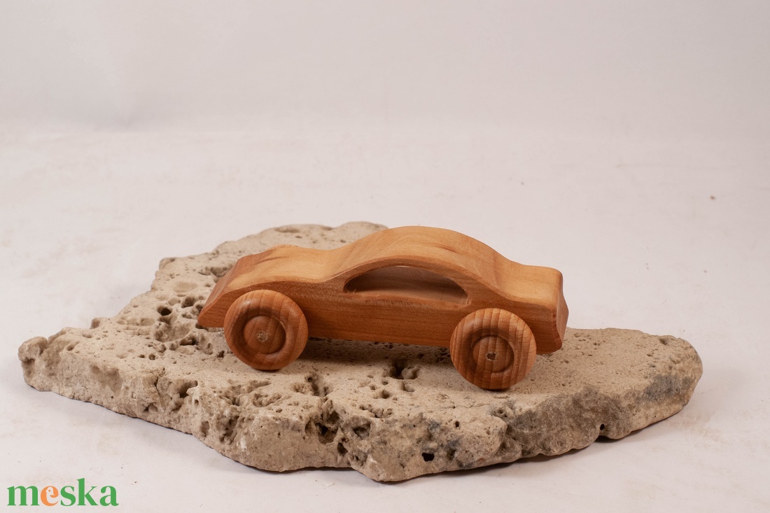 Játék fa autó, sport kocsi , fakocsi - játék & sport - húzó & tolójátékok - Meska.hu